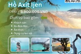 Khám phá núi lửa Kawah Ijen, Indonesia